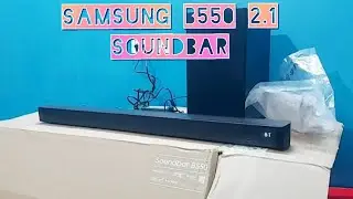 Samsung B550 /B55E XL Soundbar  2.1 ||410 watt || Unboxing and Review ||Soundtest 