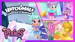 💖Pixies Meet Hatchimals💖 Adventures in Hatchtopia: PIXIES Compilation