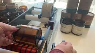 Label your candles on the BenchMATE label applicator by Great Engineering