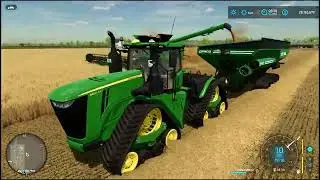 Wheat Harvest in Indiana