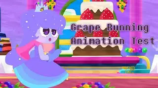 💜🍇Grape Running Animation Test(The Hue Six)🍇💜