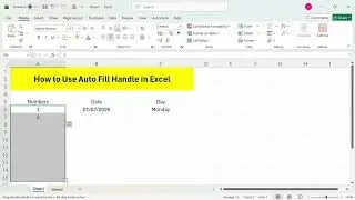 **Auto Fill Handle in Excel | How to Use Fill Handle | Excel Tips & Tricks | The Officer Tutorial**