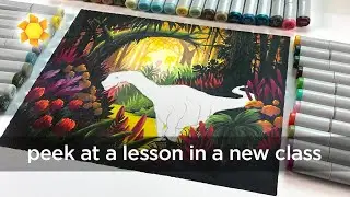 Magical Rainforest… with a dinosaur!