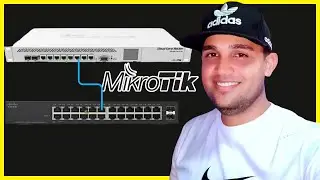 Mikrotik (GNS3) Winbox (Switch Cisco L2) ENRUTAMIENTO entre VLAN