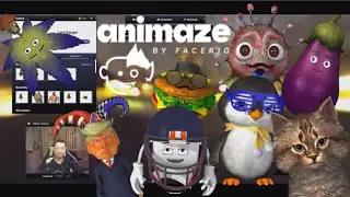 Characters + customization in 'Animaze' by FaceRig (Early Access)