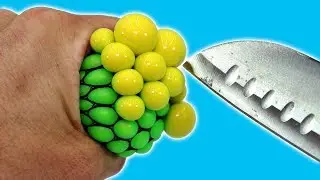 Découper Des Balles Anti stress Super Satisfaisante Video!!