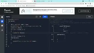 C programming language logical error finding challenge