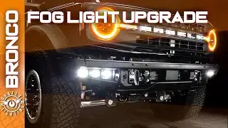 2021 Bronco Triple LED Fog Light Upgrade from ORACLE Lighting- DIY Install Guide