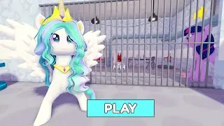 MY LITTLE PONY'S PRISON RUN! OBBY ROBLOX