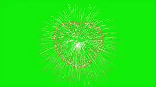 Heart Fireworks Animation Green Screen | Free 1080P Background Effect