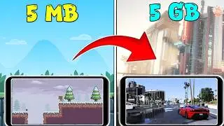 👉 5MB vs 5GB Games 😱 Huge Difference!