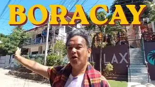BORACAY: City Mall to Chillax walk. Backpackers    (Vlogging over 50)