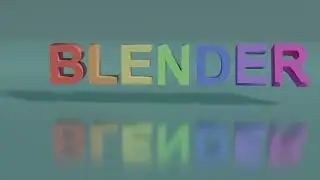 [자막] 블렌더 모션 그래픽 택스트 애니메이션 기초 강좌