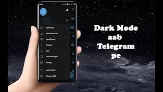Telegram dark Mode