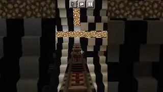 amazing roller coaster ride in Minecraft #minecraft  #short