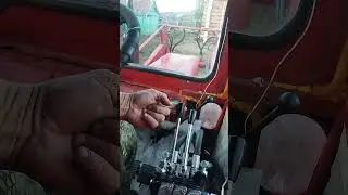Трактор т-25. Работа одним пальчиком. Китайские вещи делают чудеса.