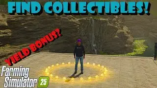 HOW TO FIND ALL THE COLLECTABLES ON HUTAN PANTAI  FARMING SIMULATOR 25    3% YIELD INCREASE!!