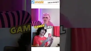 Trolling random with fake E Girl #omegle #omegletrolling