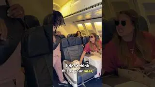 Rude woman stops man sitting in first class seat he paid for 🤯 who was right?
