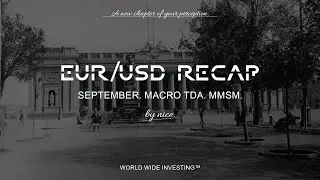 EUR/USD Торговый план на сентябрь. Недельный обзор by Nice. | FX