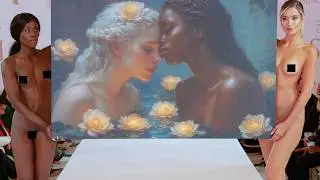 Isis Fashion Awards 2026 Part 15 Naked Art Auction (Nude Painting)
