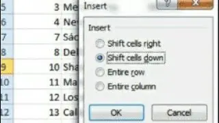 How to insert Row and Column (Ms Excel shortcut key 2021 ).