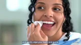 Teeth Whitening Wipes Tutorial