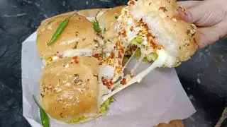 Cheesy Garlic Vada Pav | Vada pav | Vada Pav Chutney | Ishratkitchen