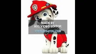 PAW Patrol Marshall Photo in AVS Video Editor