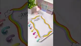 Margen bonito para tus apuntes #apuntesbonitos #margen #lettering #arcoíris