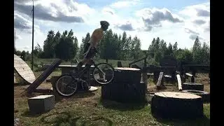 Biketrial days - Mikhail Sukhanov. Велотриал. Велошоу.