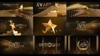Awards Ceremony | Golden Titles | After Effects template - Envato elements