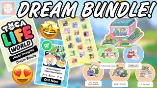 NEW DREAM BUNDLE! 💭😍🤩 HOME DESIGNER 🥳 TOCA LIFE WORLD 🌍