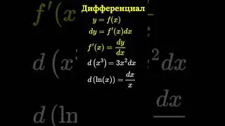 Дифференциал функции 