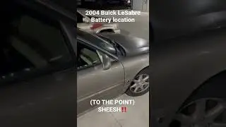 2004 Buick LeSabre Battery Location (TO THE POINT)SHEESH‼️