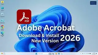 Adobe Acrobat PDF How to Download & Install new Version 2026 @hdamstech