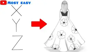 How to draw a girl Backside drawing | Easy drawing Step by step | girl drawing