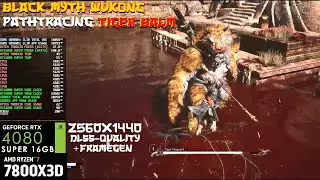 Black Myth Wukong (21:9) 1440p DLSS 120Hz Settings RTX4080 SUPER RYZEN 7800X3D