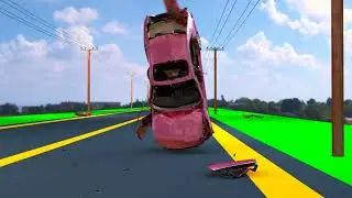 3ds Max Car Crash scene_03