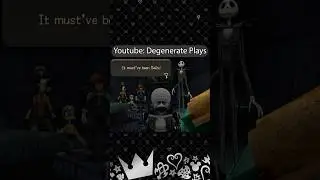 Wheelchair Racing Gone Wrong #kingdomhearts #gaming #nightmarebeforechristmas