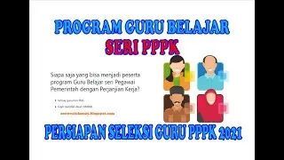Terbaru! Website Resmi Belajar Materi Seleksi Guru PPPK Tahun 2021 Sudah Diluncurkan
