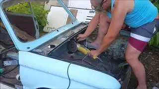ЗАЗ 966 вырезаем педальный модуль с ЗАЗ 968