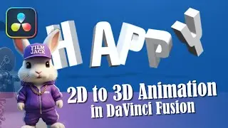 Make Your Text POP! 2D to 3D & Back Again | DaVinci Resolve Fusion