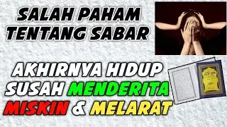 Penyebab Hidup Susah Menderita Miskin & Melarat