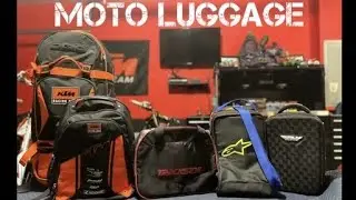ALPINESTARS BOOT BAG, TRACKSIDE HELMET BAG, FLY RACING GOGGLE BAG - MOTO LUGGAGE REVIEW!