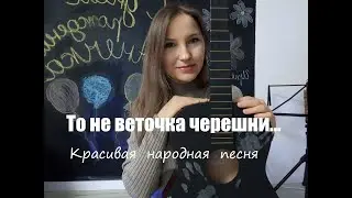 То не веточка черешни. Красивая народная песня на гитаре.