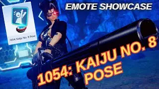 [PSO2 NGS] 1054: Kaiju No. 8 Pose Emote Lobby Action 1054「怪獣８号ポーズ」