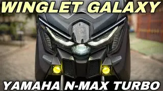 SANGAR‼️PASANG WINGLET GALAXY DI NMAX TURBO TECH MAX