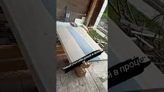 делаю себе домой новую столешницу с живым краем из Ильма и эпоксидной смолы