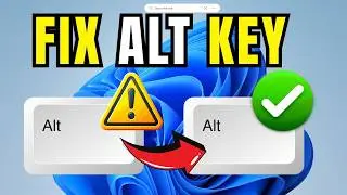 How To Fix Alt Key Not Working In Windows 11 (2026)